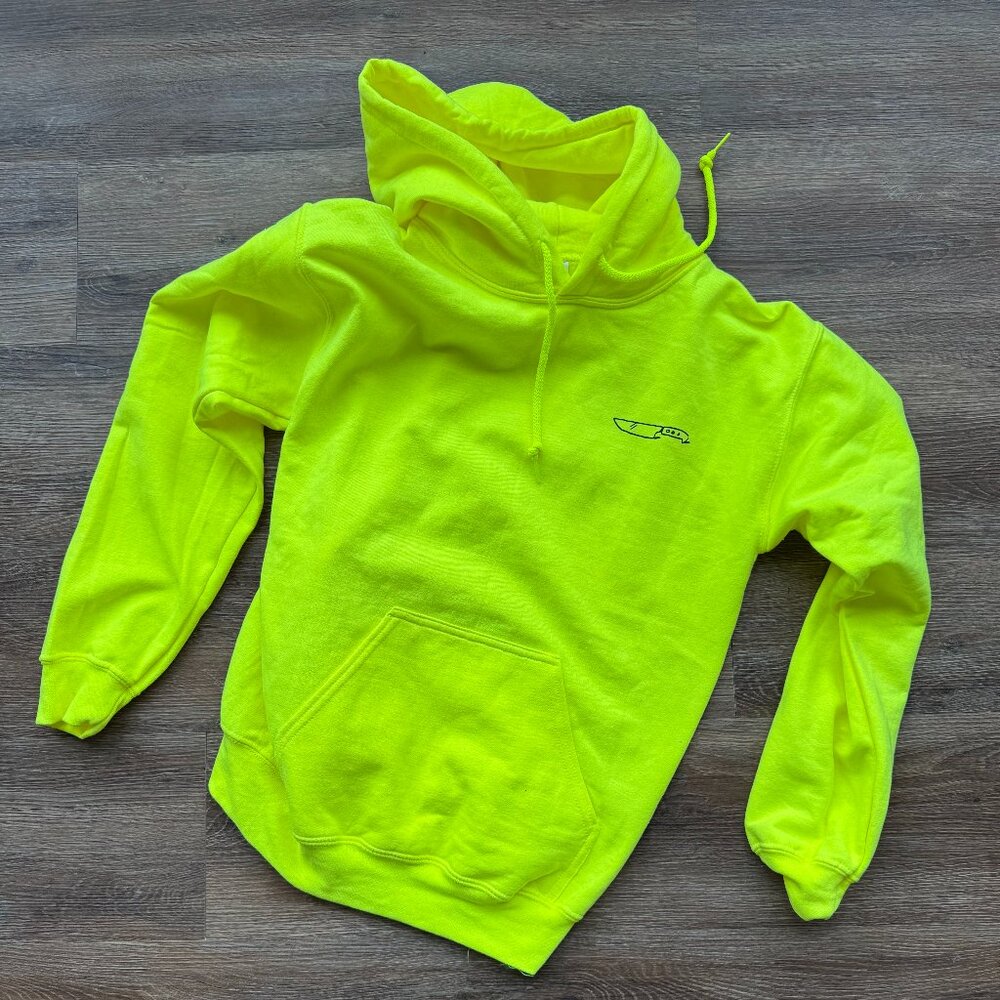 AWESOME neon yellow hoodie